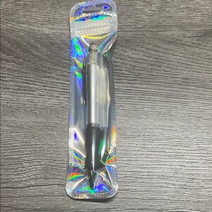 Stylish Black and Silver Stylus Pen for Touchscreen Devices